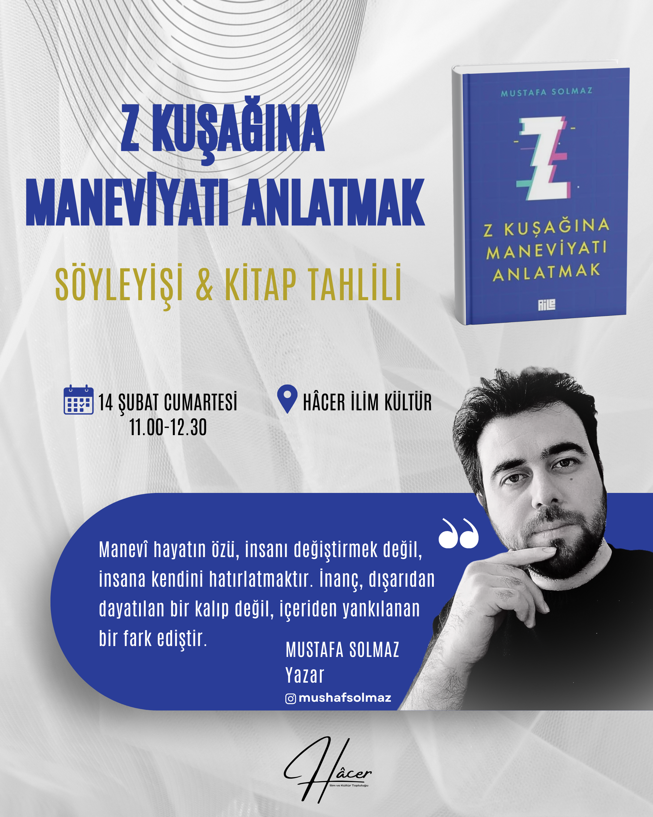 ''Z Kuşağına Maneviyatı Anlatmak'' Kitap Tahlili