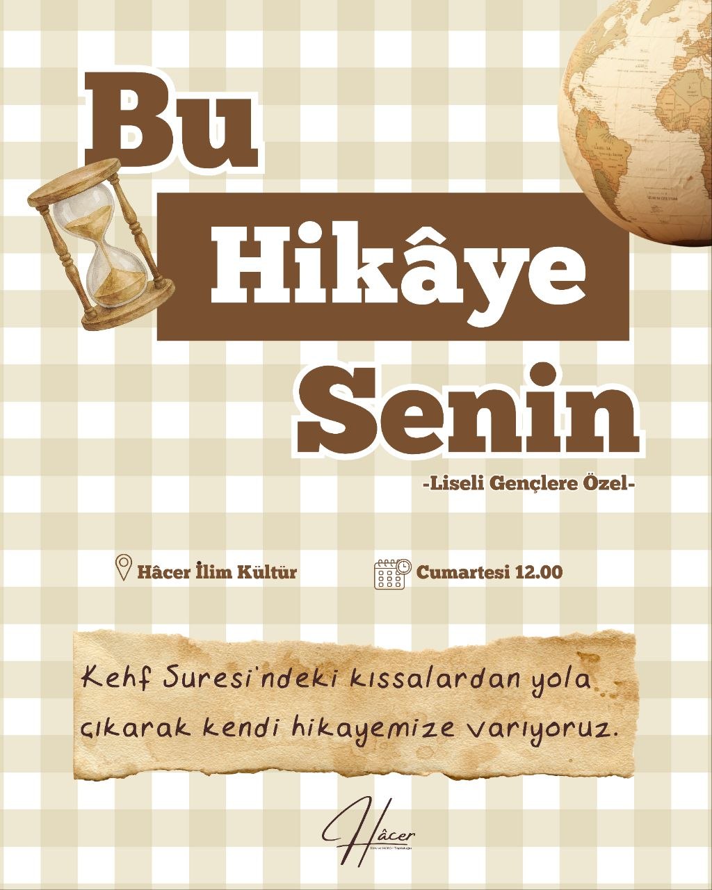 Hâcer Genç: Bu Hikâye Senin!