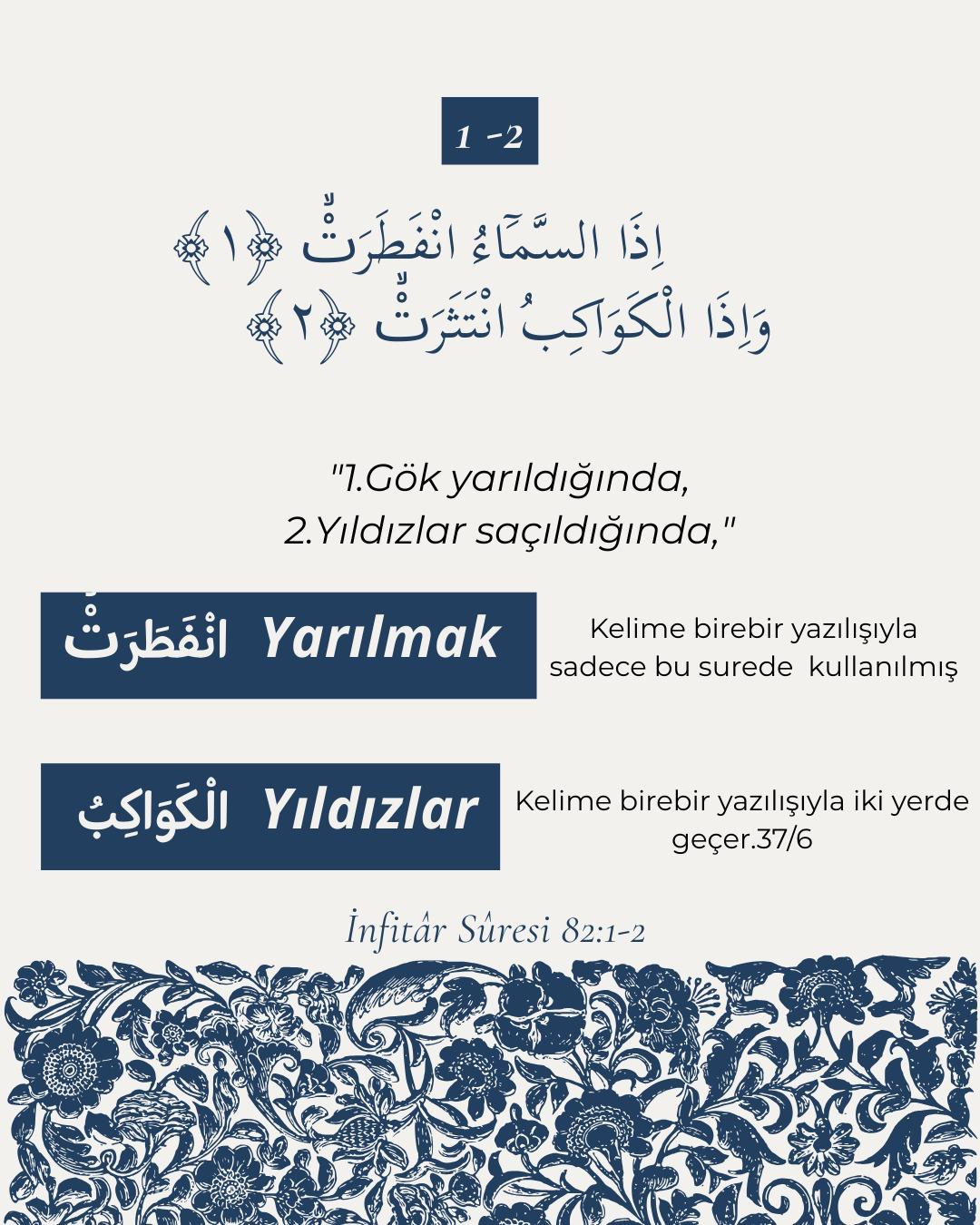 ''Seni Aldatan Ne?'' İNFİTAR SURESİ EZBERİ görseli 3
