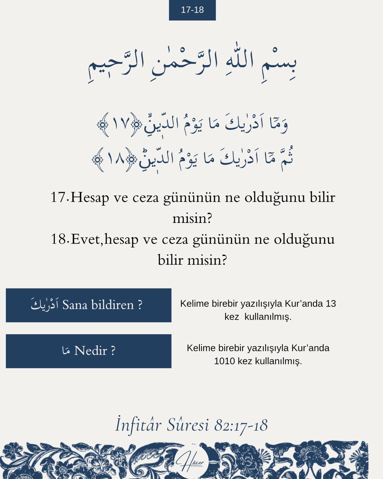 ''Seni Aldatan Ne?'' İNFİTAR SURESİ EZBERİ görseli 4