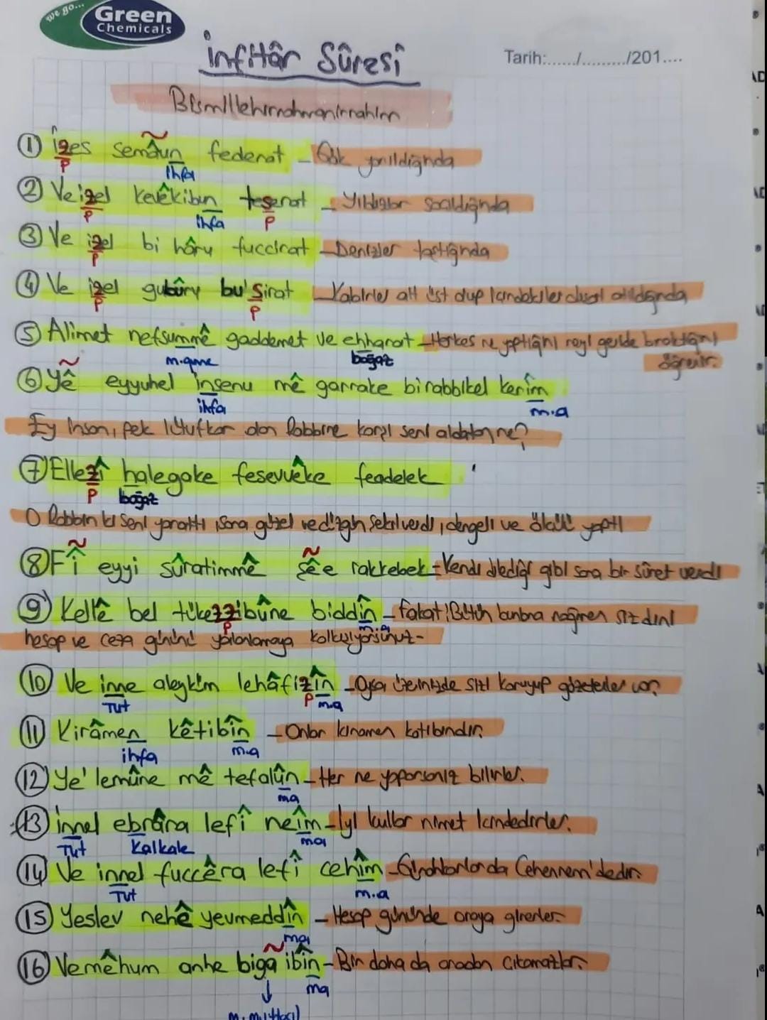 ''Seni Aldatan Ne?'' İNFİTAR SURESİ EZBERİ görseli 8